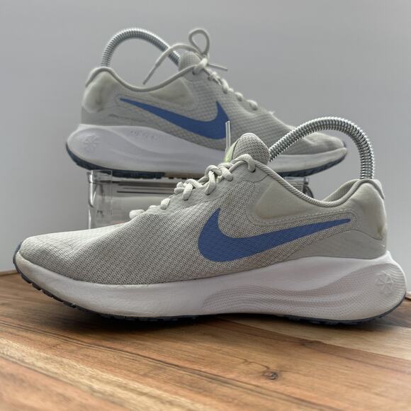 Nike Revolution 7‎ Shoes Women's Sz 7 Gray Blue Run Comfort Lightweight Training - Picture 8 of 15